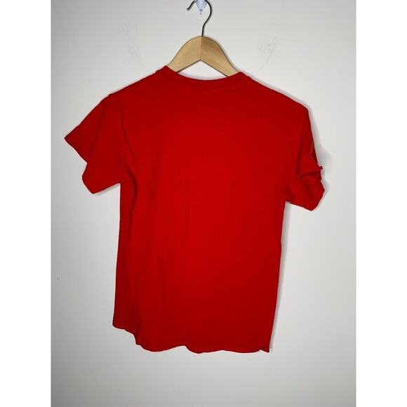 McDonalds Shirt Mens Small Red Christmas Employee Work Ornaments Crew Holiday - Picture 3 of 5